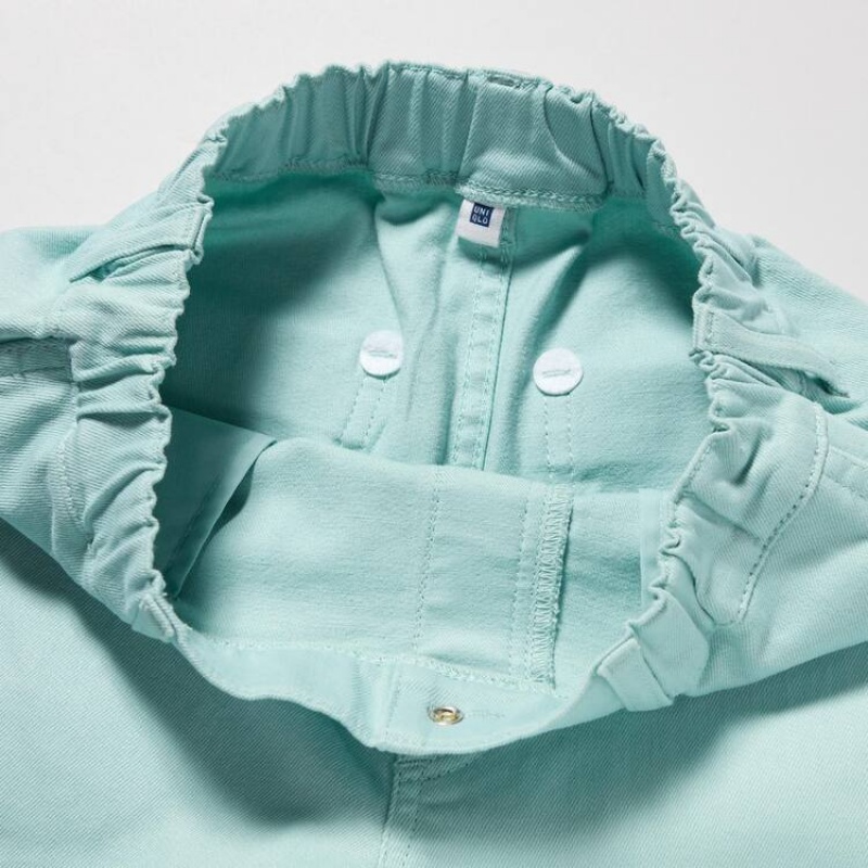 Uniqlo Girlsgy Colour Jeans Ragazza Verdi Chiaro | GPCHMN754