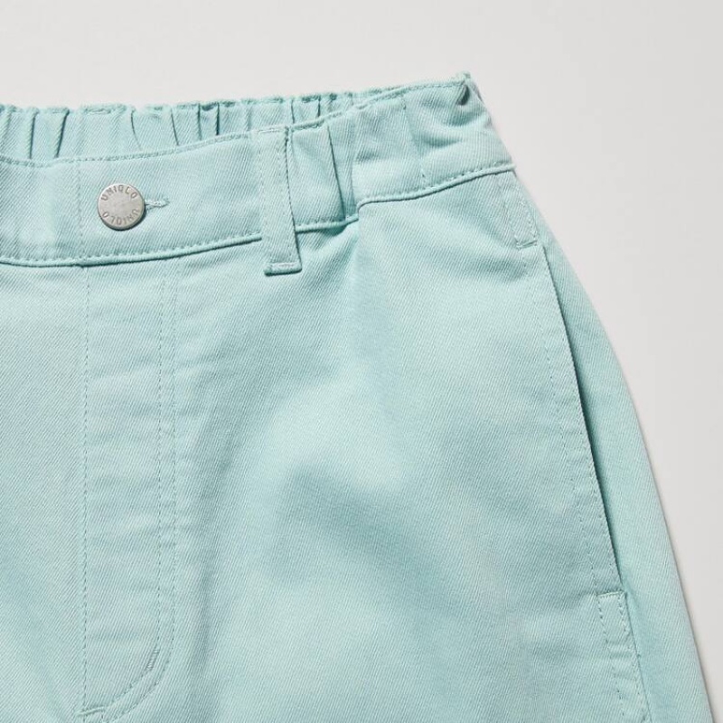 Uniqlo Girlsgy Colour Jeans Ragazza Verdi Chiaro | GPCHMN754
