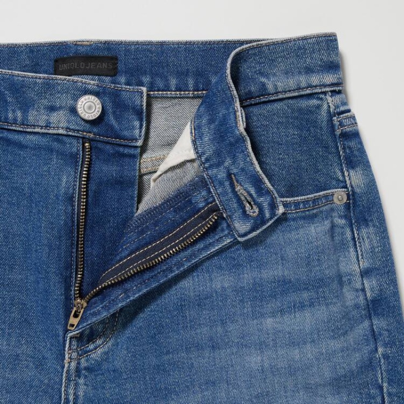 Uniqlo Kick Flared Jeans Blu | RDFHPK530