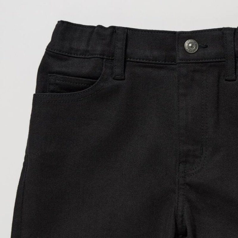 Uniqlo Ultra Stretch Slim Fit Jeans Ragazza Nere | RGKTLC081