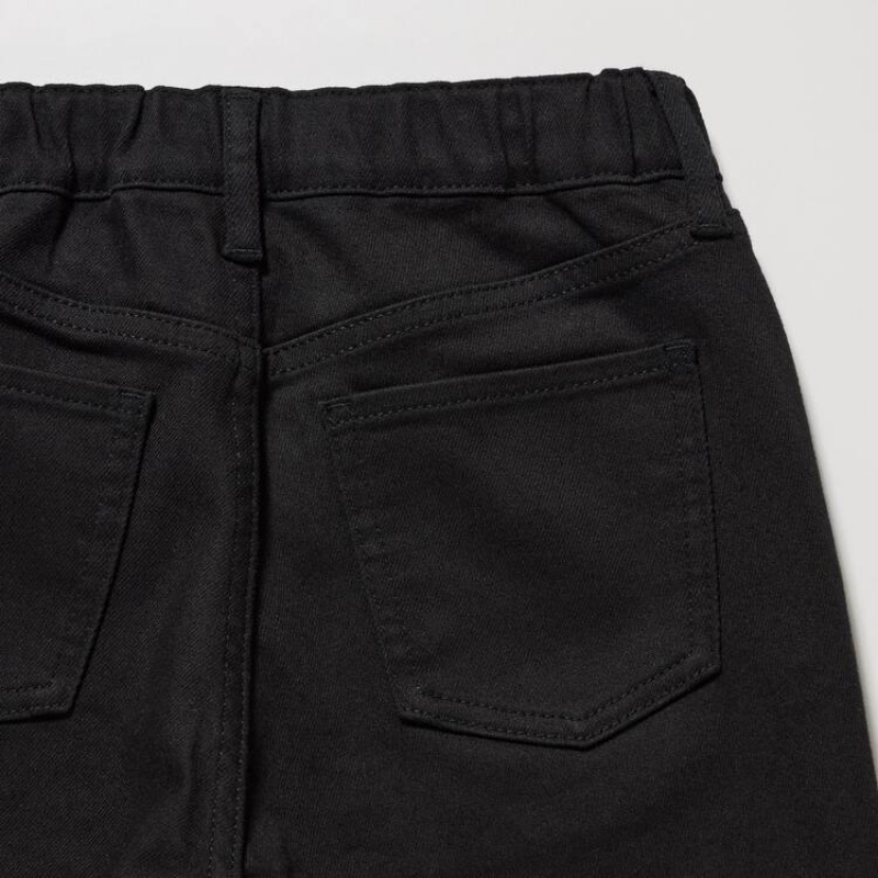 Uniqlo Ultra Stretch Slim Fit Jeans Ragazza Nere | RGKTLC081