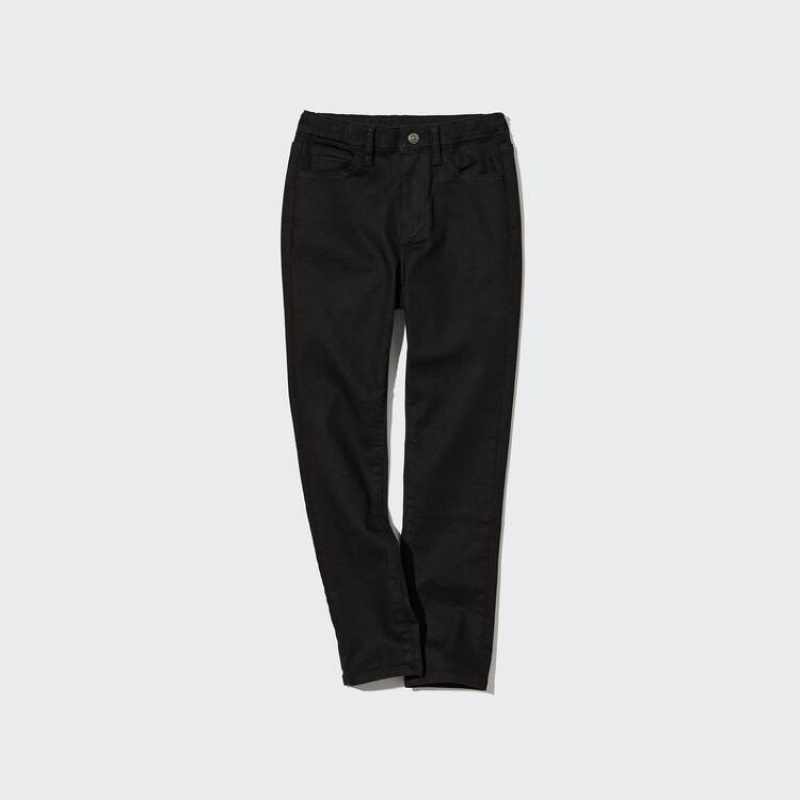 Uniqlo Ultra Stretch Soft Jeans Ragazza Nere | DHESCR284