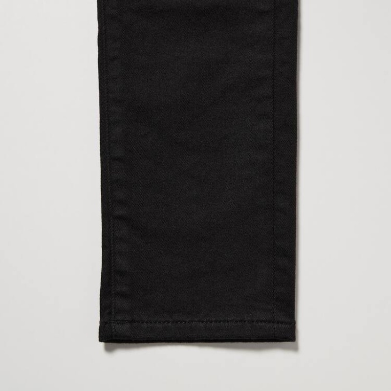 Uniqlo Ultra Stretch Soft Jeans Ragazza Nere | DHESCR284