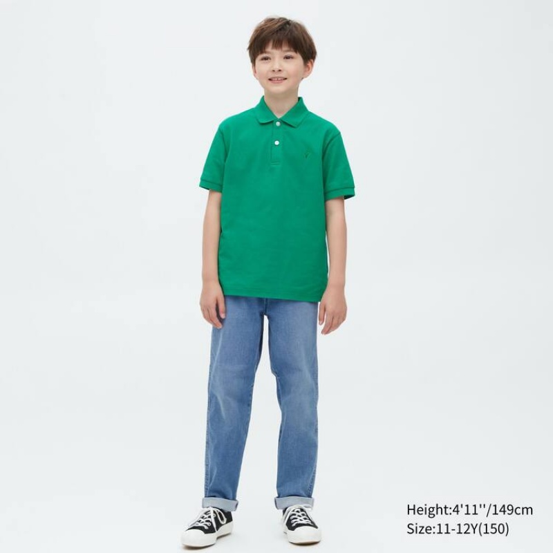 Uniqlo Ultra Stretch Tapered Jeans Ragazza Blu | KYCSIJ840