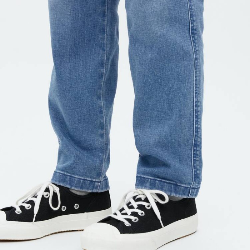 Uniqlo Ultra Stretch Tapered Jeans Ragazza Blu | KYCSIJ840