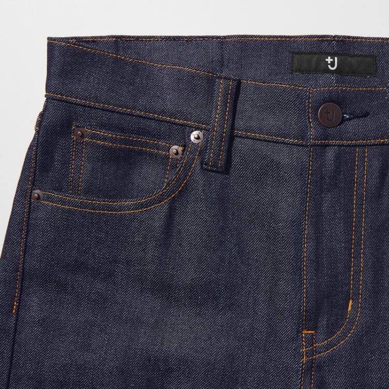Uniqlo +j Selvedge Dritto Leg Jeans Grigie | AOFEIQ294